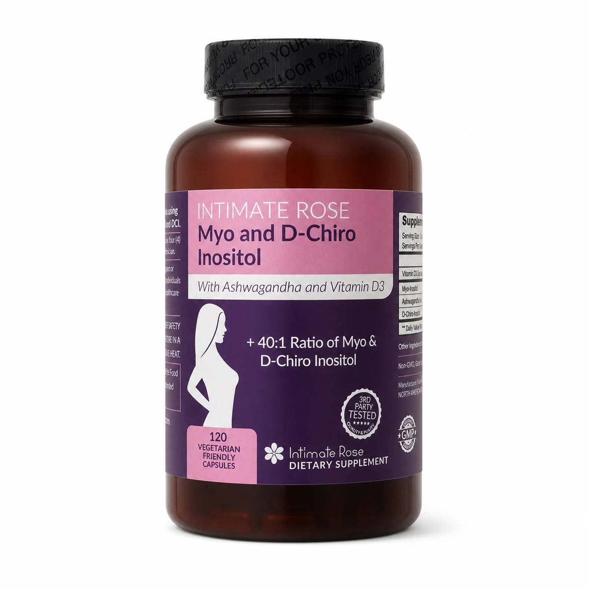 Myo-Inositol & D-Chiro Inositol 120 Cápsulas Intimate Rose en Perú