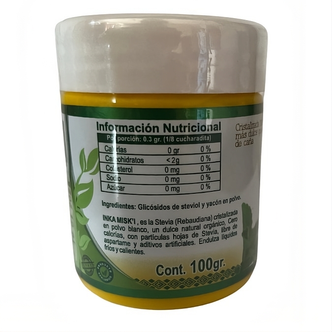 Stevia Inka Miski Pote Grande de 100 gramos
